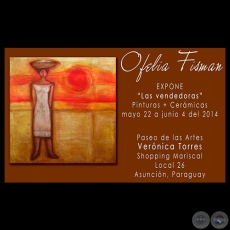 LAS VENDEDORAS - Pinturas y Cerámicas de OFELIA FISMAN - 22 de Mayo 2014