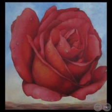 ROSA, 2013 - Óleo de Manuel Escobedo