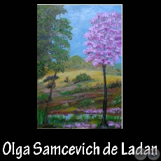 TAJY ROSADO - Pintura de Olga Samcevich de Ladan - Año 2009