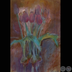 TULIPANES, 1990 - Acrílico de SUSANA ROMERO