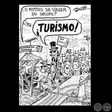 ¡TURISMO! - EMPRESARIO DE FRONTERA - Caricatura de TATA FERREIRA