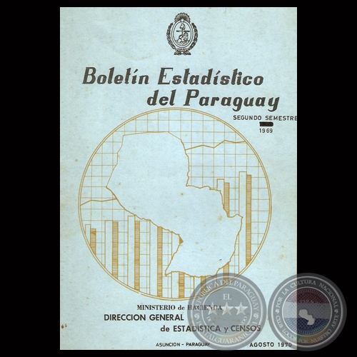 BOLETÍN ESTADÍSTICO DEL PARAGUAY - SEGUNDO SEMESTRE 1969