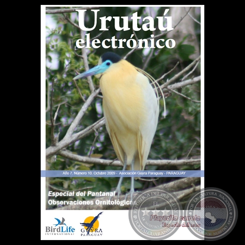 EL URUTAU ELECTRÓNICO - OCTUBRE 2009 - AÑO 7, NÚMERO 10 - ASOCIACIÓN GUYRA PARAGUAY