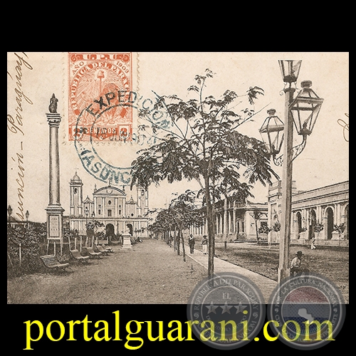 PLAZA DE ARMAS, 1904 - CATEDRAL METROPOLITANA - ASUNCIÓN - PARAGUAY