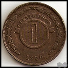 PM 4 – 1 CENTÉSIMO – 1870