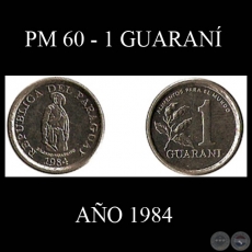 PM 60 - 1 GUARANÍ – AÑO 1984