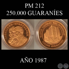 PM 212 – 250.000 GUARANÍES – AÑO 1987