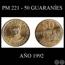 PM 221 - 50 GUARANÍES – AÑO 1992