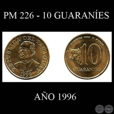 PM 226 - 10 GUARANÍES – AÑO 1996