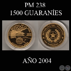 PM 238 – 1.500 GUARANÍES – AÑO 2004