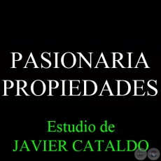 PASIONARIA - PROPIEDADES - Estudio de JAVIER CATALDO