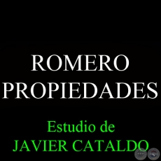 ROMERO - PROPIEDADES - Estudio de JAVIER CATALDO