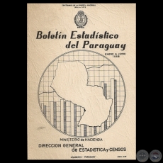 BOLETN ESTADSTICO DEL PARAGUAY - PRIMER SEMESTRE 1968