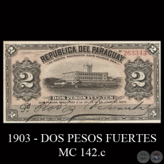 DOS PESOS FUERTES - MC142.c - FIRMA: PEDRO RODI - RIVAROLA