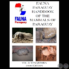 FAUNA PARAGUAY - HANDBOOK OF THE MAMMALS OF PARAGUAY - XENARTHRA