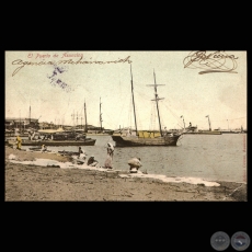 EL PUERTO DE ASUNCIÓN. AÑO 1906, ASUNCIÓN, PARAGUAY.