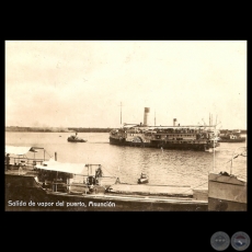 SALIDA DE VAPOR DEL PUERTO DE ASUNCIÓN - Editores LIBRERÍA NACIONAL 