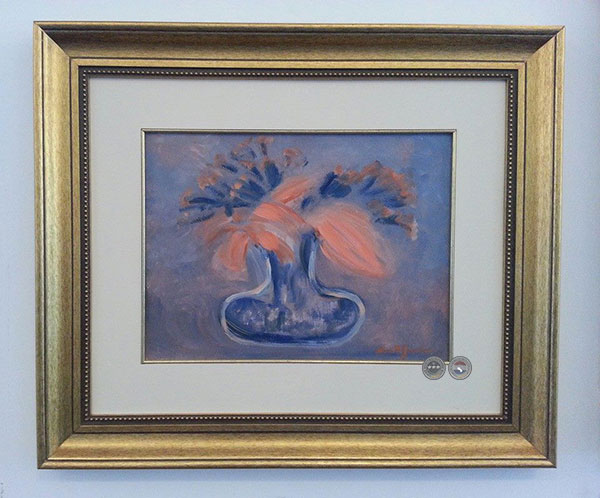 FLORES - ÓLEO DE EDITH JIMÉNEZ