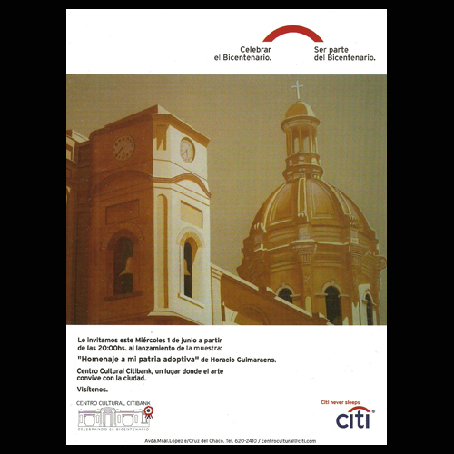 EN LA EXPOSICIÓN "HOMENAJE A MI PATRIA ADOPTIVA"