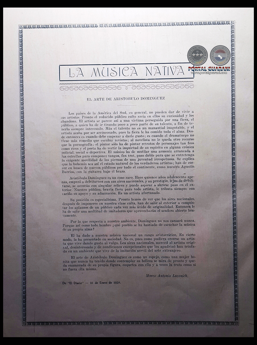 LA MÚSICA NATIVA - HÉCTOR L. BARRIOS