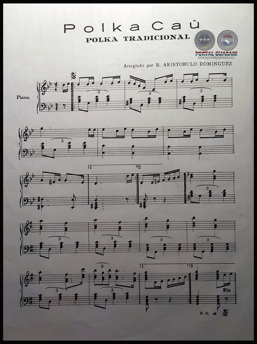 POLKA CAÚ - PARTITURA PARA PIANO
