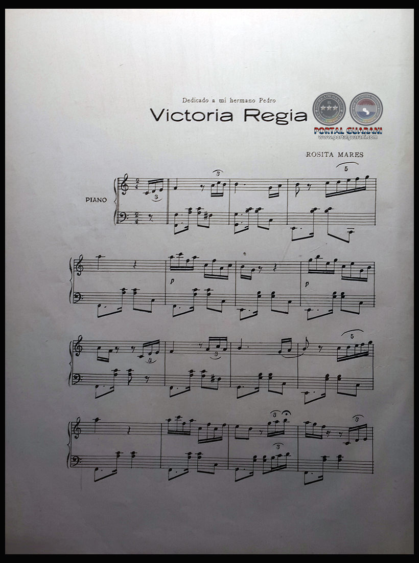 VICTORIA REGIA - PARTITURA PARA PIANO