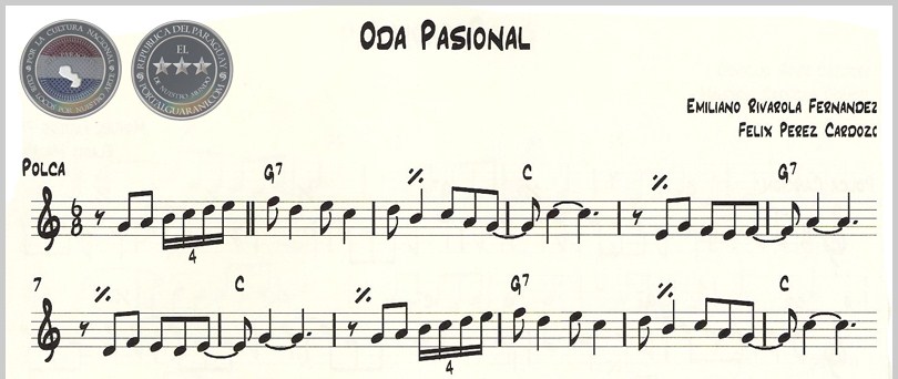 ODA PASIONAL (PARTITURA) - POLCA DE EMILIANO R. FERNÁNDEZ