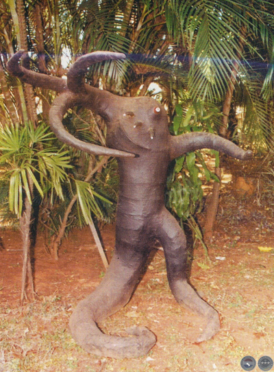 KA’AGUY PÓRA - ESCULTURA DEL MUSEO MITOLÓGICO RAMÓN ELÍAS
