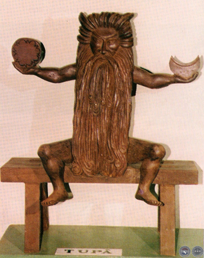 TUPÃ - ESCULTURA DEL MUSEO MITOLÓGICO RAMÓN ELÍAS