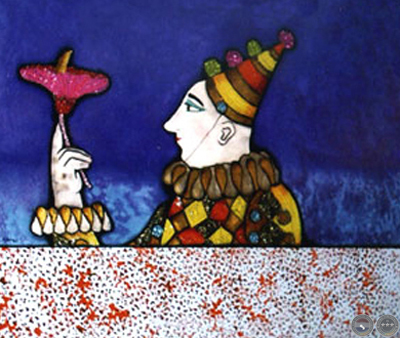 BALCÓN - TÉCNICA MIXTA DE RICARDO MIGLIORISI